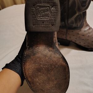 Tony Lama Men's Gray And Black Western Boots